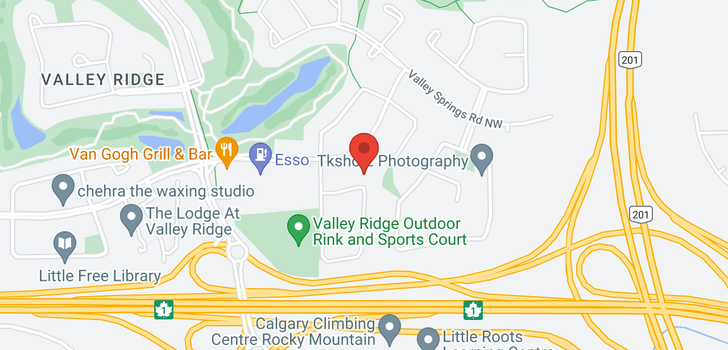 map of 36 Valley Meadow Close NW
